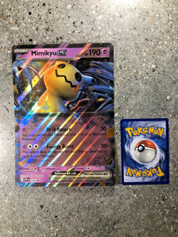 Pokemon TCG Cards Mimikyu ex SVP004 Black Star Promo JUMBO / OVERSIZE - Image 1