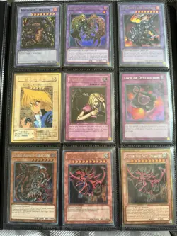 Yugioh Binder - 180 Cards Included - Secret/Ultimate/Limited/Rare - Image 1