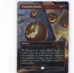 Pumpkin Bombs (Borderless) Foil R Marvel's Spider-Man: Eternal-Legal 26 NM - Image 1