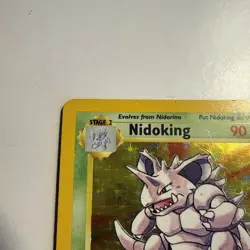 Nidoking Holo Pokemon TCG Card Vintage WOTC 1999 Base Set (Unlimited) 11/102 - Image 2