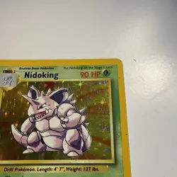 Nidoking Holo Pokemon TCG Card Vintage WOTC 1999 Base Set (Unlimited) 11/102 - Image 3