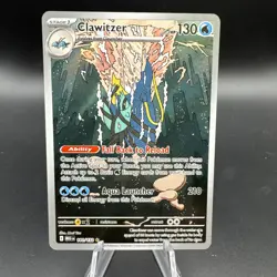 Clawitzer 141/132 Pokemon Mega Evolution Illustration Rare Near Mint NM 🔥 - Image 1