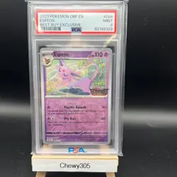 Espeon (Best Buy Exclusive) 086/197 Holo Promo Pokemon PSA 9 Mint - Image 1