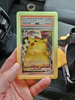 2021 Japanese Pokemon SWSH VMAX Climax 046/184 Pikachu VMAX PSA 10 - Image 1
