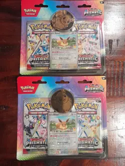 Pokemon TCG: Prismatic Evolutions ***2-Pack Blisters x 2*** (4 booster packs) - Image 1