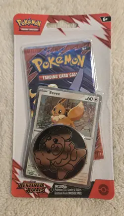 Pokemon TCG Scarlet & Violet Destined Rivals Checklane Blister Packs 10ct, Eevee - Image 2