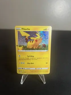 Pokemon TCG General Mills 25th Anniversary Pikachu #SWSH039 Black Star Promo - Image 1