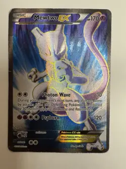 Mewtwo EX FULL ART ULTRA RARE 157/162 Pokemon TCG XY Breakthrough Holo NM - Image 1