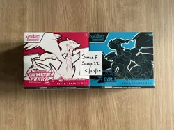 Pokemon TCG PC ETB Bundle - Black Bolt & White Flare - Brand New Sealed - Image 1