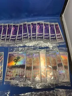 Pokemon TCG Elite Trainer Box Sealed Promo Lot Pikachu Mimikyu Iron Thorns Teal - Image 4