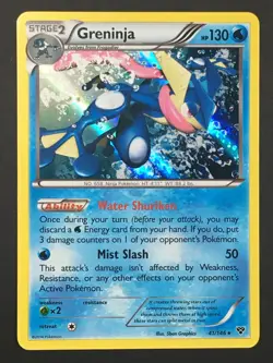Pokemon TCG Greninja 41/146 Holo Rare XY Base Set 2014 LP - Image 1