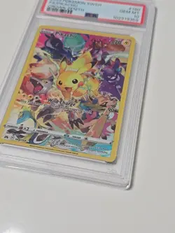 2023 Pokemon Sword & Shield Pikachu Crown Zenith 160/159 Secret Rare PSA 10 - Image 4