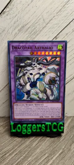 Yu-Gi-Oh! Dracotail Arthalion / JUSH EN006 1st Edition NM - Image 1