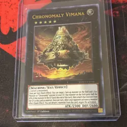 YU-GI-OH! CHRONOMALY VIMANA DAMA-EN044 ULTRA RARE 1st EDITION NM - Image 1