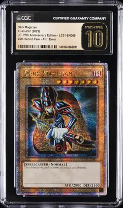 2023 YU-GI-OH! #LC01-EN005 DARK MAGICIAN CGC 10 PRISTINE - Image 1