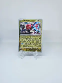 115/159 DRUDDIGON | COMMON REVERSE HOLO | JOURNEY TOGETHER POKEMON CARD - Image 1