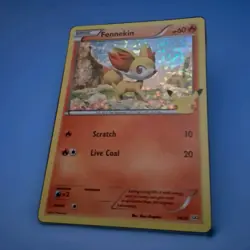 Fennekin Holo 14/25 Pokemon 25th Anniversary McDonalds Promo Card 2021 - Image 1