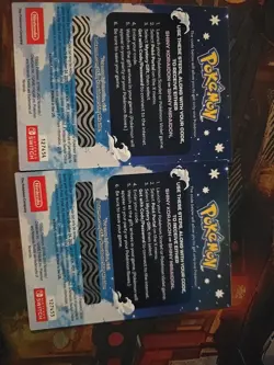 Pokemon Scarlet and Violet: Gamestop Shiny Miraidon OR Koraidon Code Card - Image 2
