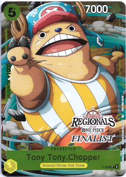 Tony Tony Chopper (P-089) promo Finalist, One Piece Card NM English EN - Image 1