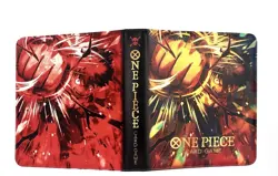 One Piece TCG Card Binder Album Trading Card GAME BOOK LUFFY 4GRID LARGE TEXTURE - Image 1