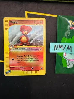 Pokemon Card Magby Expedition E Series Reverse Holo Vintage 52/165 163 💎NM💎 - Image 1