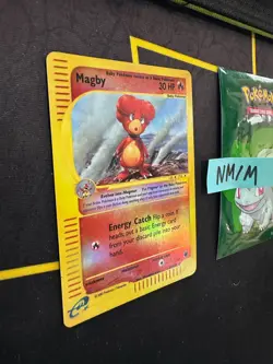 Pokemon Card Magby Expedition E Series Reverse Holo Vintage 52/165 163 💎NM💎 - Image 3
