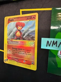 Pokemon Card Magby Expedition E Series Reverse Holo Vintage 52/165 163 💎NM💎 - Image 4
