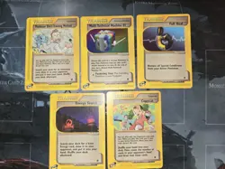 Expedition Base 5 Card Trainer Lot Copycat, Multi Tech Machine Pokemon - Image 1