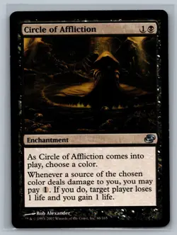 Magic The Gathering Planar Chaos Circle of Affliction #66/165 MTG TCG CCG - Image 1