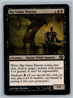 Magic The Gathering Planar Chaos Big Game Hunter #63/165 MTG TCG CCG - Image 1