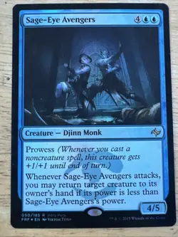 Sage-Eye Avengers - FOIL - Intro Pack Promo - Magic the Gathering MTG Nice! - Image 1