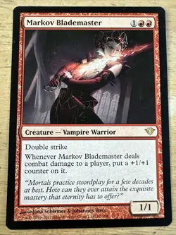 Markov Blademaster #96 (NM) Dark Ascension DKA Magic MTG - Image 1