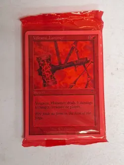 7th Edition Magic the Gathering SEALED PACK Red Volcanic Hammer Sorcery MTG - Image 1