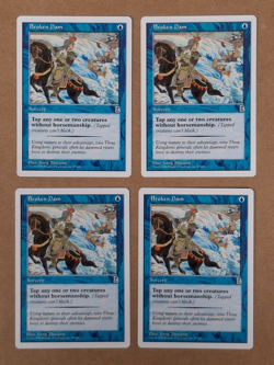 Broken Dam x4 MTG Portal Three Kingdoms English Version Magic the Gathering NM - Image 1