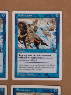 Broken Dam x4 MTG Portal Three Kingdoms English Version Magic the Gathering NM - Image 3