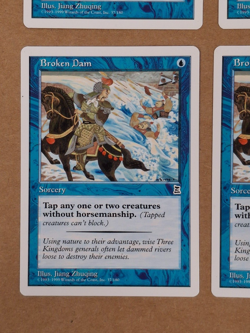 Broken Dam x4 MTG Portal Three Kingdoms English Version Magic the Gathering NM - Image 5