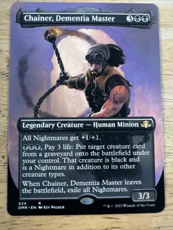 CHAINER, DEMENTIA MASTER Magic the Gathering MTG Dominaria Remastered Borderless - Image 1