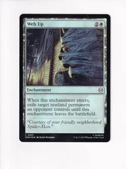 MAGIC THE GATHERING MTG MARVEL'S SPIDER-MAN FOIL WEB UP - Image 1