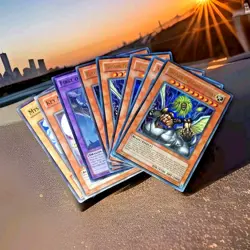 8 Yugioh Cards Lot Includes Theinen & Teleia Sphinx Foil CardS p-1-y - Image 3