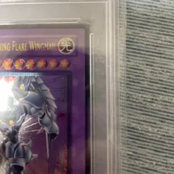 PSA 9 Mint 2006 E Hero Shining Flare Wingman EEN-AE036 1st ED Ultimate YuGiOh - Image 2