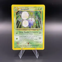 Pokemon TCG Jumpluff Neo Genesis Holo Unlimited Rare Card LP - Image 1