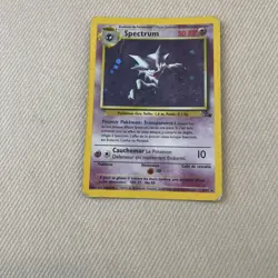 Pokemon Card - Haunter 6/62 Fossil Set Holo Rare 1999 French - Image 1