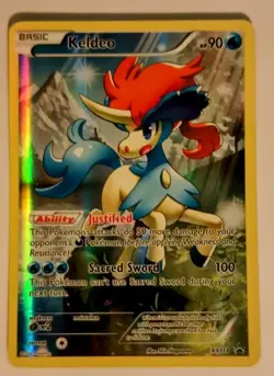 Keldeo #XY118 Generations Ultra Rare Full Art Holo Promo Pokemon Promo Card - Image 1