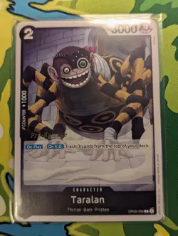One piece Card Game - Taralan (OP06-089) Pre Release Promo English - NM - Image 1