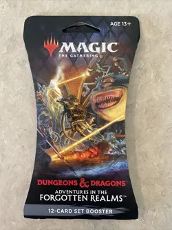 1x Adventures in the Forgotten Realms 12 card set booster pack - MTG - SEALED - Image 1
