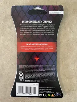 1x Adventures in the Forgotten Realms 12 card set booster pack - MTG - SEALED - Image 2