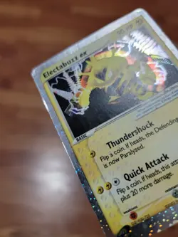 PL Electabuzz ex 97/109 Ruby and Sapphire Holo Pokemon Card - Image 3
