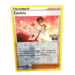 065/078 Candela : Uncommon Reverse Holo Trainer : Pokemon GO Trading Card TCG - Image 1
