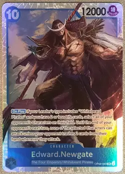 Carte One Piece Card Game Edward.Newgate OP08-043 SR Anglais - Image 1