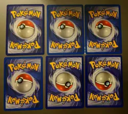 Energy Cards Full Set x 6 - Base Set 1999 Pokemon TCG WOTC - * PACK FRESH NEW! * - Image 2